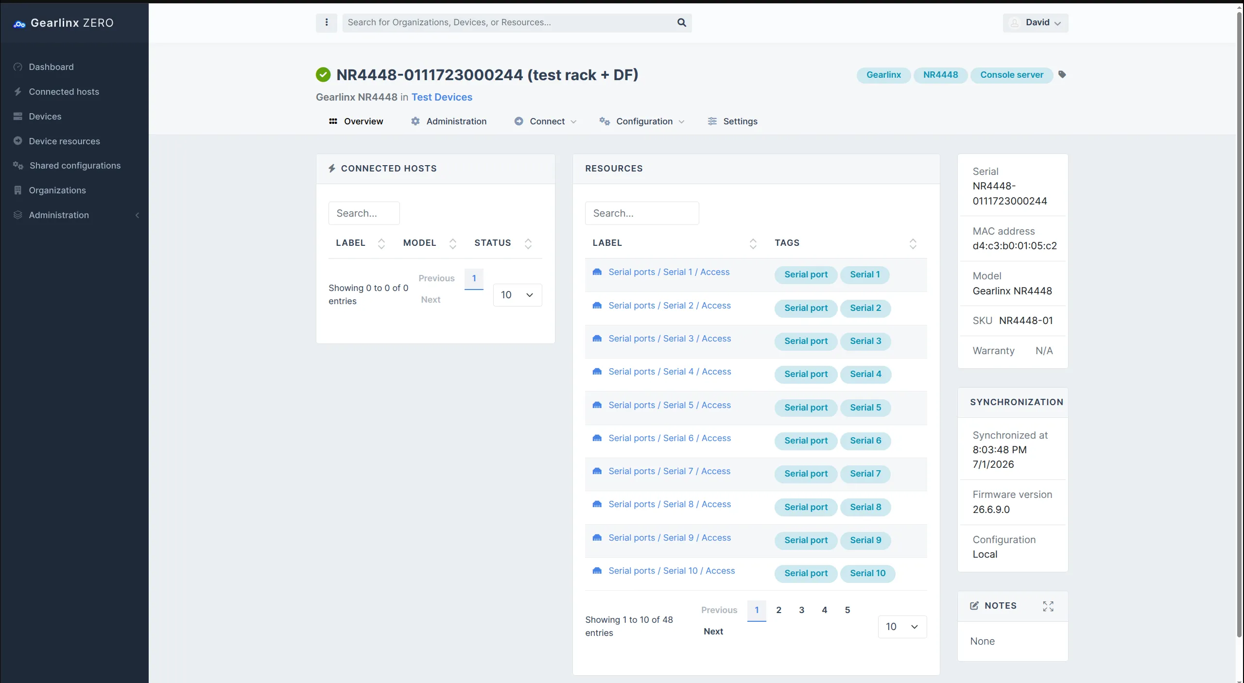ZERO device overview